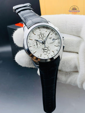 Premium Tissot - Chronograph Working - Highly durable Leather