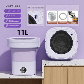 6L 11L Portable Washing Machine Folding