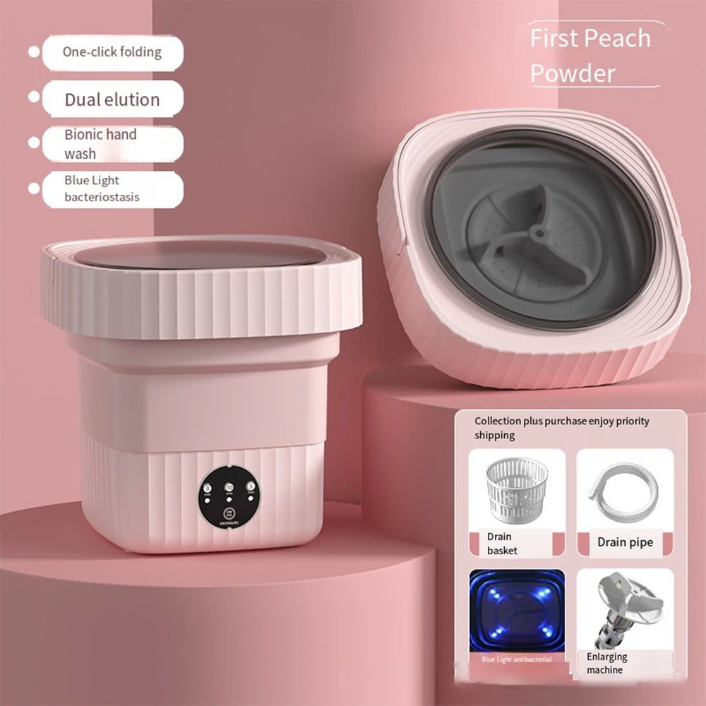 6L 11L Portable Washing Machine Folding