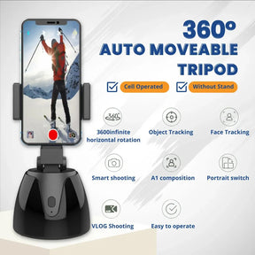 360 Degree Auto Move Tripod (Cell Operated)