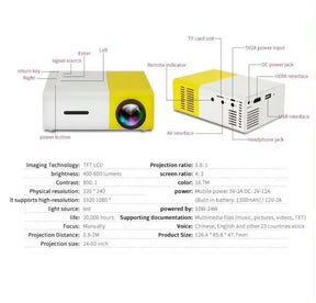 LED Portable Mini Projector