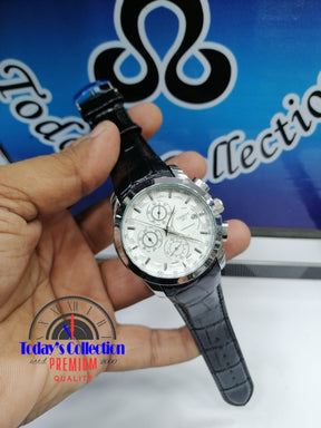 Premium Tissot - Chronograph Working - Highly durable Leather