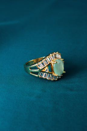 Special Edition Ring - Zinc Diamond - One Carat Gold Plated