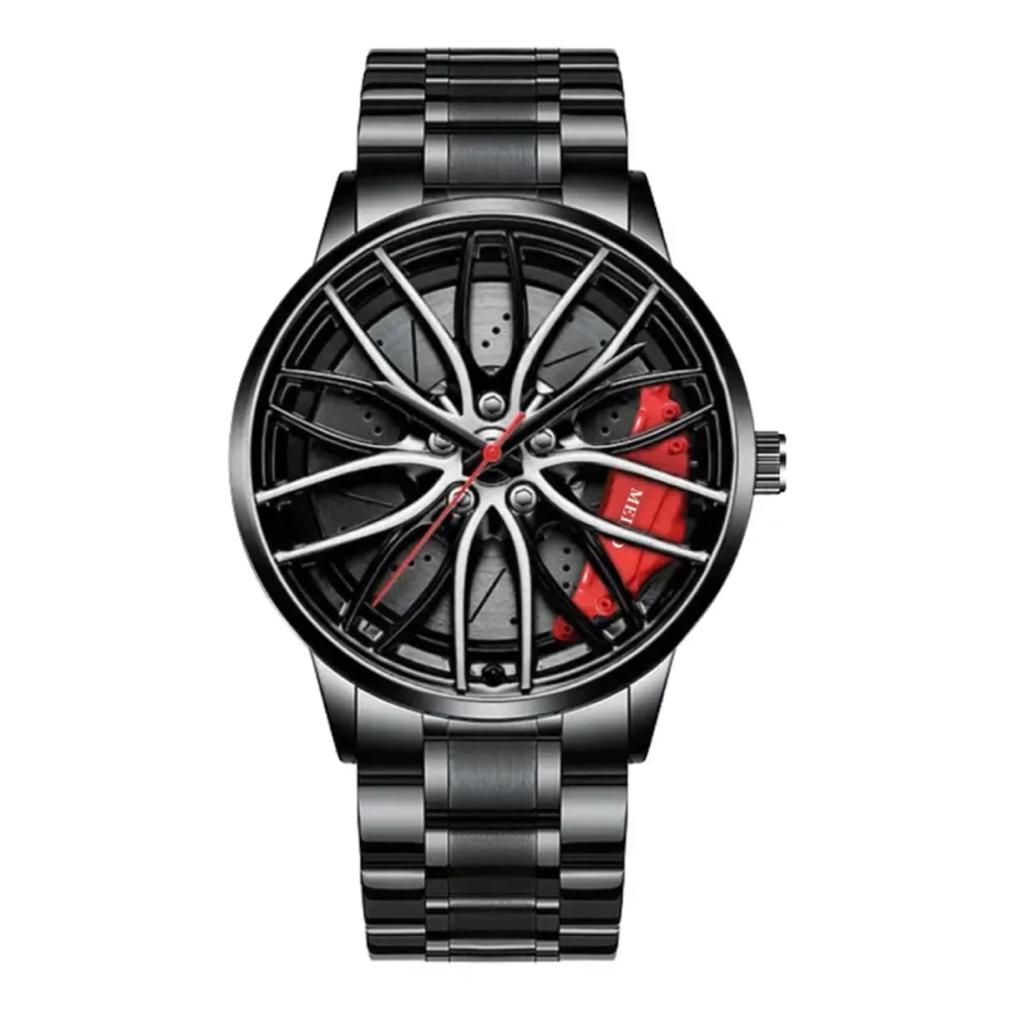 Limited Edition Alloy Wheel watch - Stainless Steel Chain