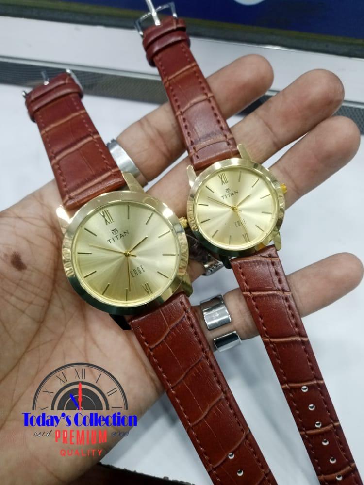 Titan- Durable Strap - Couple Watch