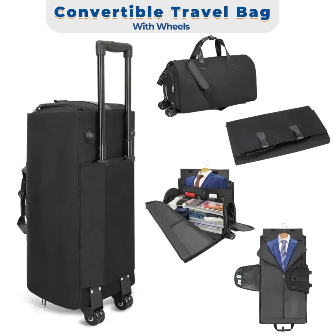 Convertible Duffle Garment Bag with Wheels