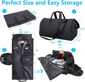 Convertible Duffle Garment Bag without Wheel