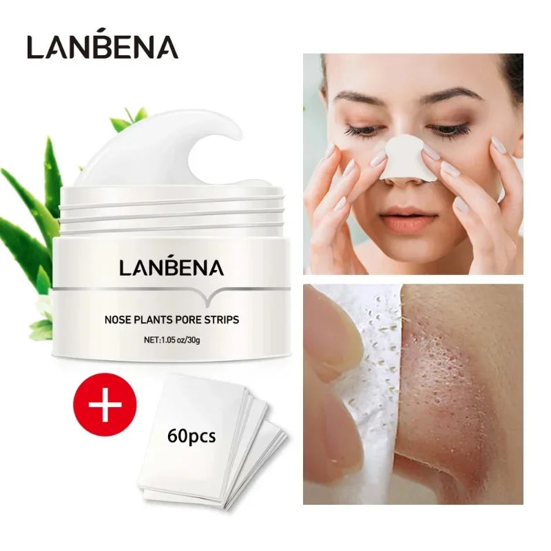 LANBENA Face Nose Pore Strips Stickers